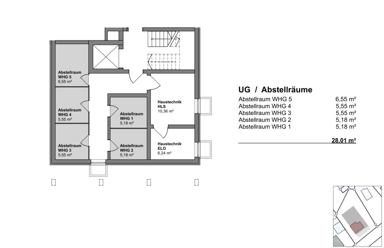 Grundriss Abstellräume Grundriss Abstellräume